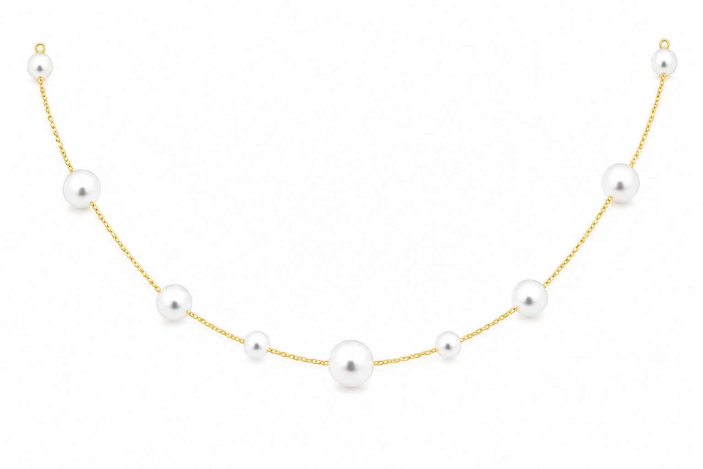 Pearl Beaded Layered Necklace