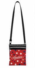 America Crossbody Phone Bag Patriotic Travel Purse