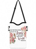Take This Whole World, But Give Me Jesus Crossbody Phone Bag