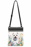 White Dog  Crossbody Bag