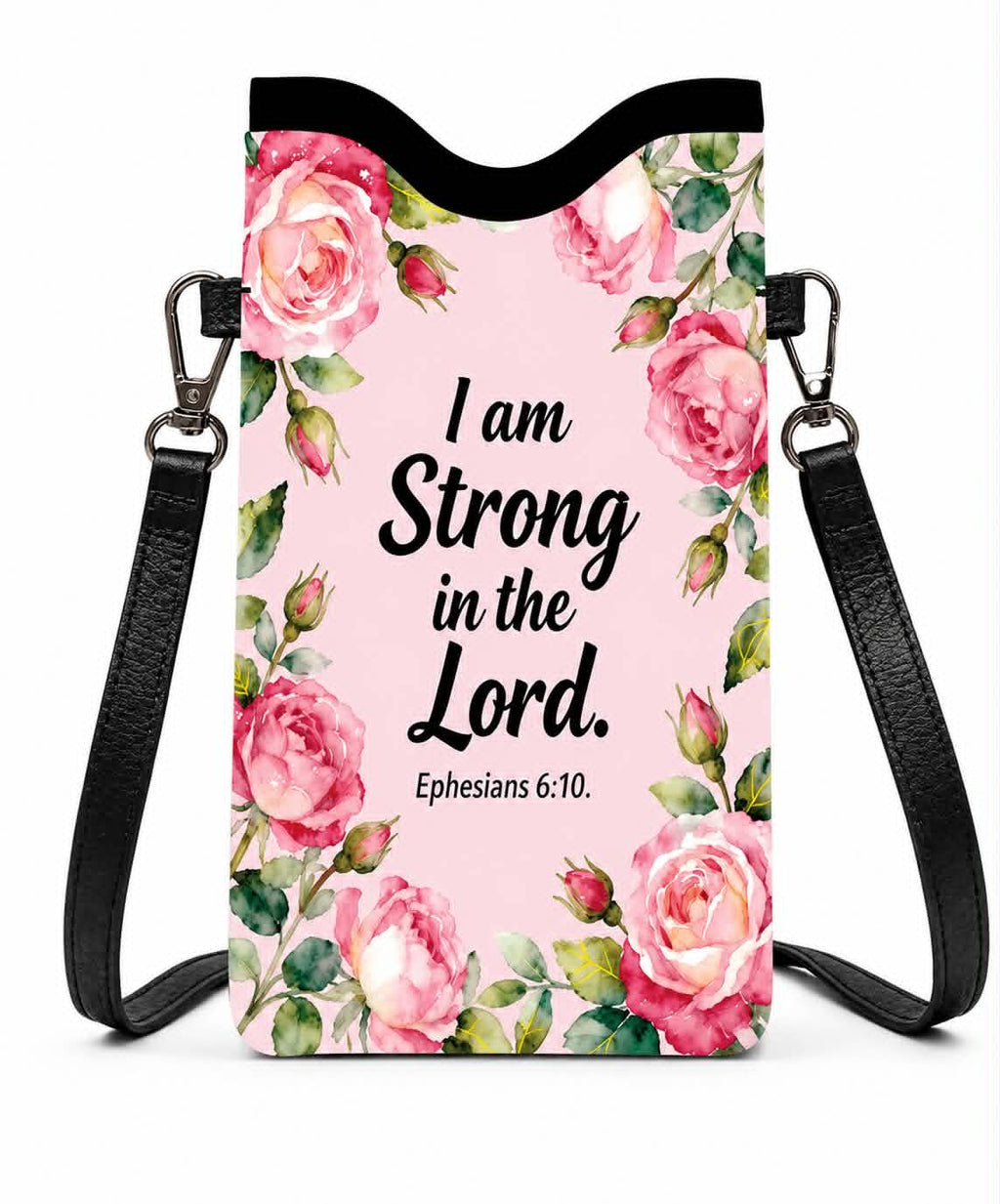 Faith Everywhere You Go Crossbody Phone Bag