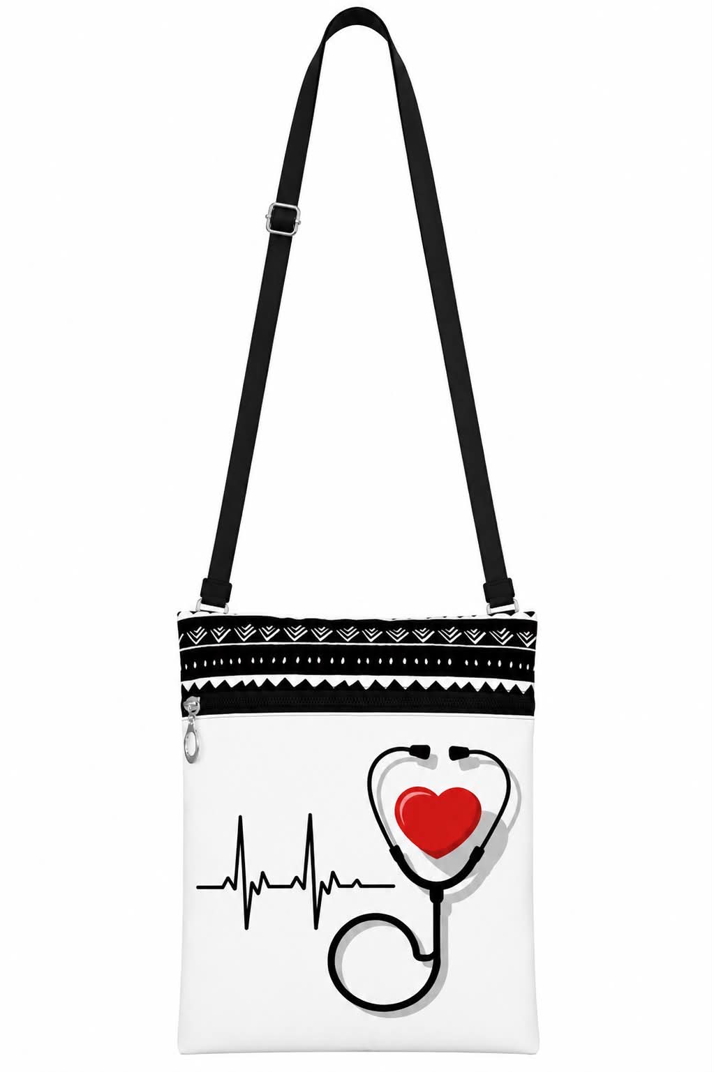 Themed Stethoscope Crossbody Bag
