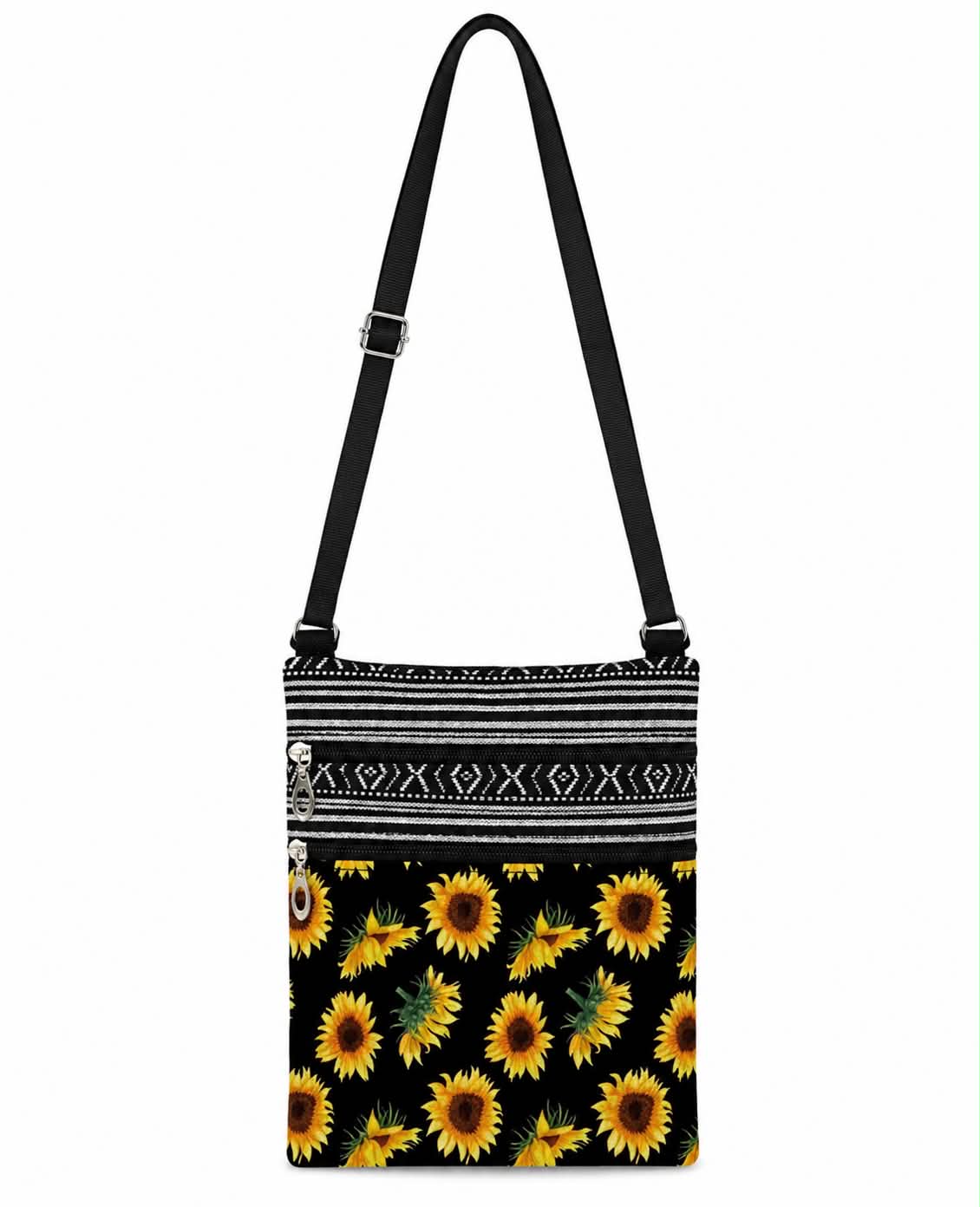 Sunflower Crossbody Phone Bag Bright Floral Travel Purse