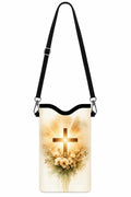 Cross & Floral Faith Phone Crossbody Bag
