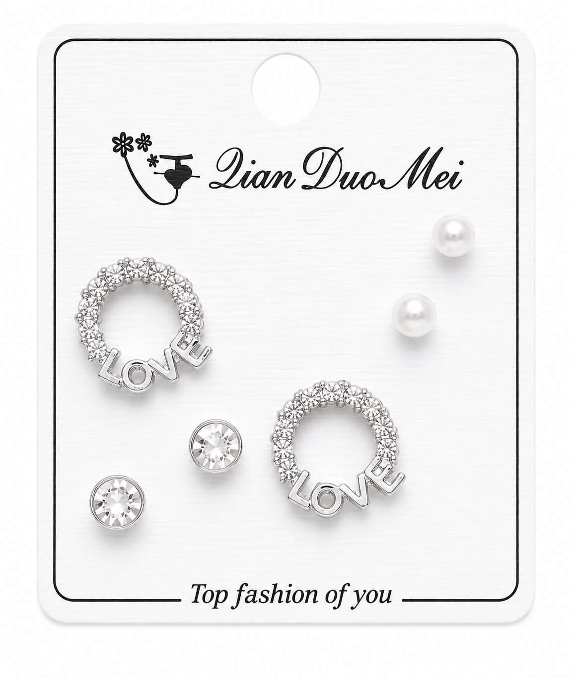 Love & Sparkle Earring Set