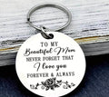 Engraved "to My Beautiful Mom" Message with Floral Design, Perfect Mother'S Day