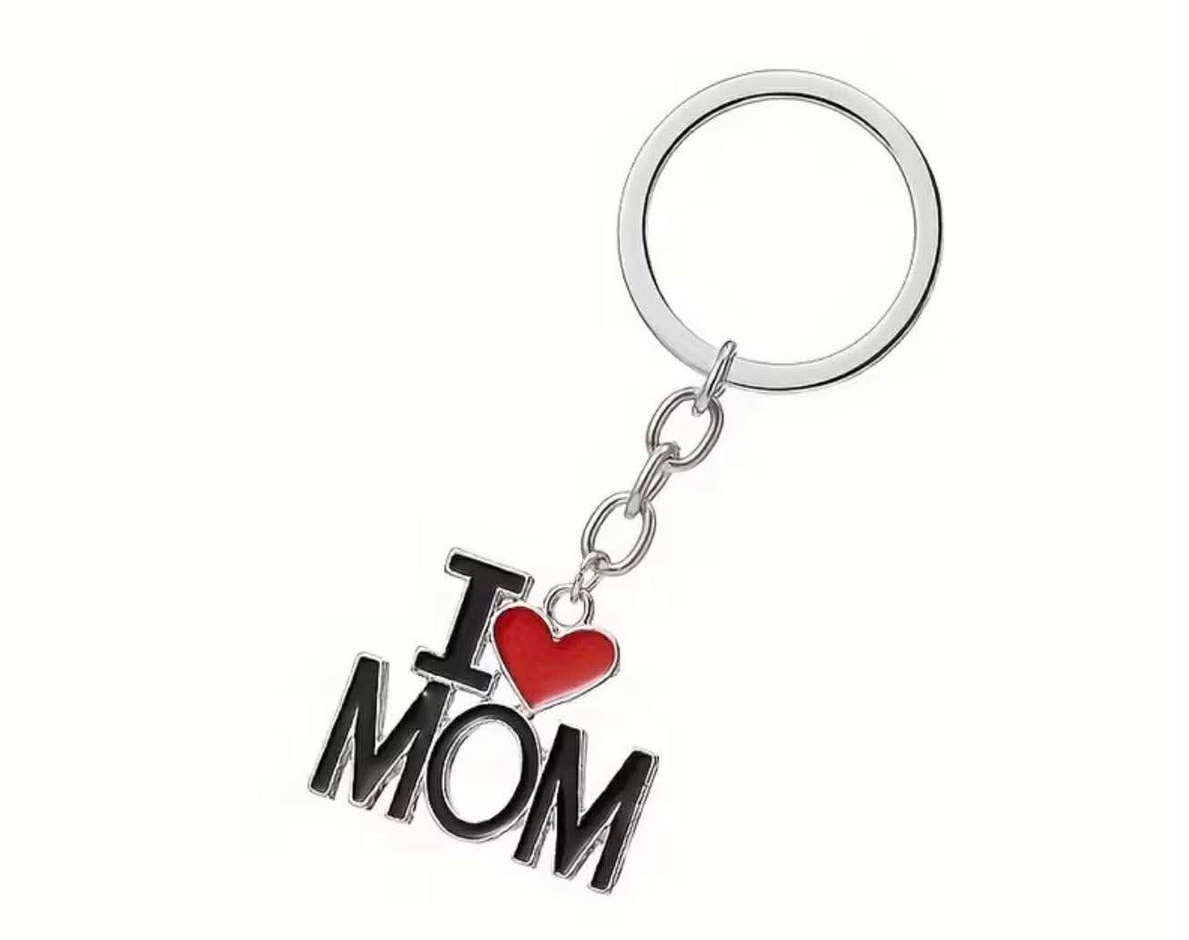 I love mom keychain
